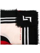 Marc Jacobs 'monogram' Flower Wool Shawl