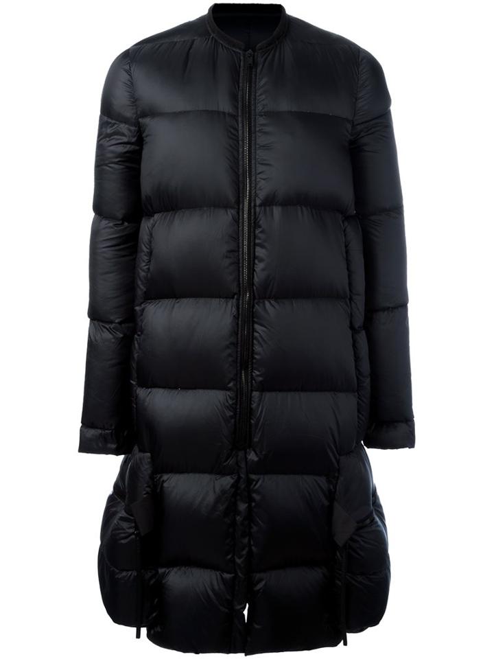 Rick Owens Padded Coat, Men's, Size: 48, Black, Feather Down/nylon