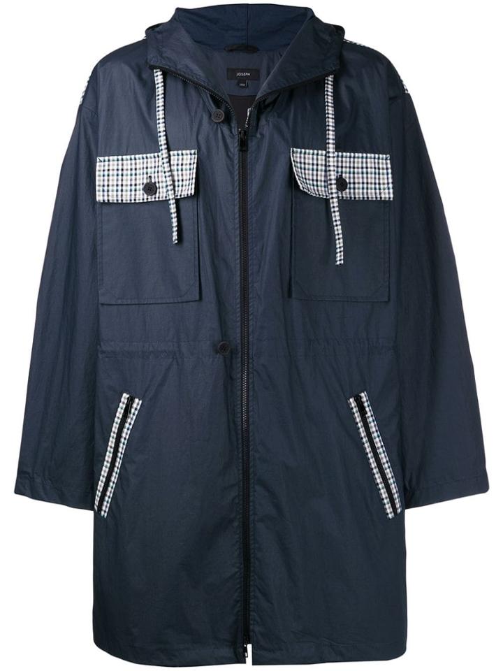 Joseph Agnes Parka Coat - Blue