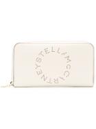 Stella Mccartney Perforated Logo Wallet - White