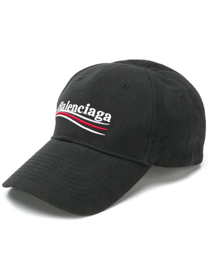 Balenciaga Hat Balenciaga Polit Gabardine - Black