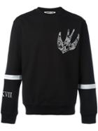 Mcq Alexander Mcqueen Swallow Sweatshirt, Men's, Size: Medium, Black, Cotton