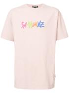 Sankuanz Scribble Logo T-shirt - Pink