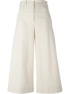 Brunello Cucinelli Classic Culottes, Women's, Size: 44, Nude/neutrals, Cotton/spandex/elastane/acetate/polyester