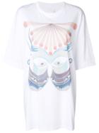 Chloé Butterly Printed Elongated T-shirt - White