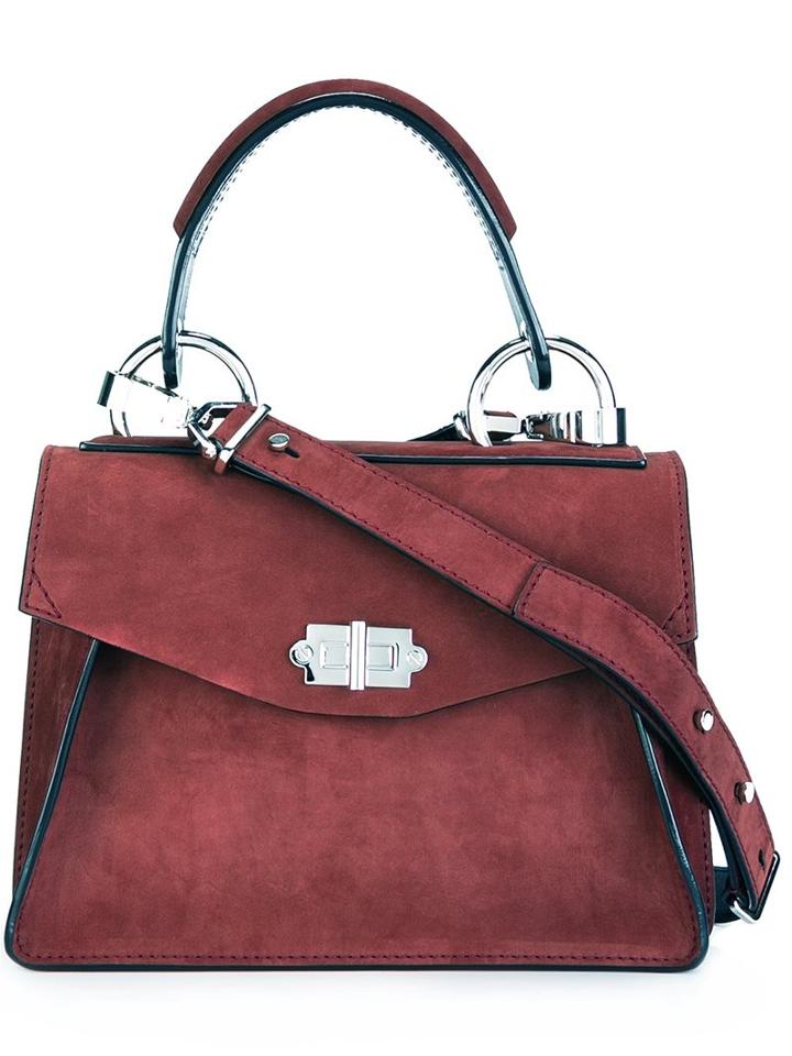 Proenza Schouler Small 'hava' Tote, Women's, Red, Suede