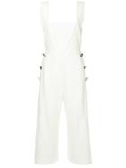C & M Cropped Jumpsuit - White