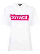 Alexander Wang - Strict Printed T-shirt - Women - Cotton - S, White, Cotton