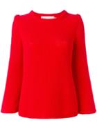 Goat Dot Jumper, Women's, Size: 14, Red, Cotton