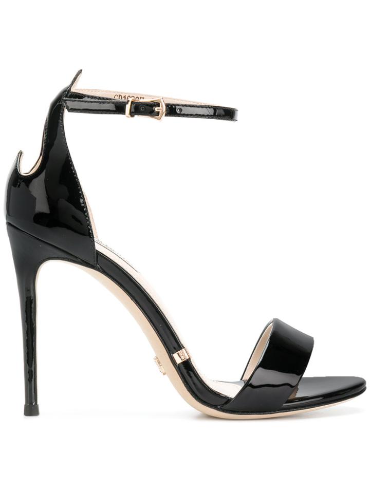 Gianni Renzi Strappy Stiletto Sandals - Black