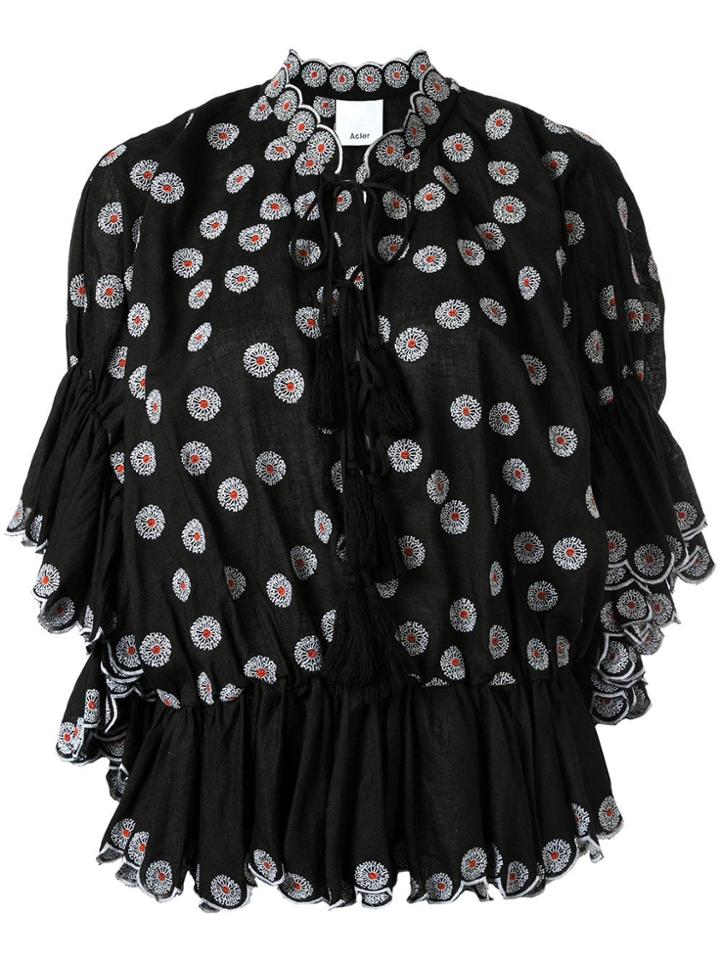 Acler Spencer Blouse - Black