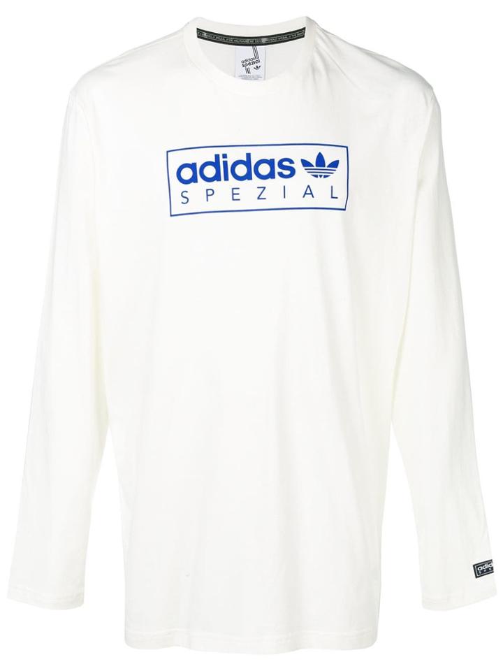 Adidas Graphic Print T-shirt - White