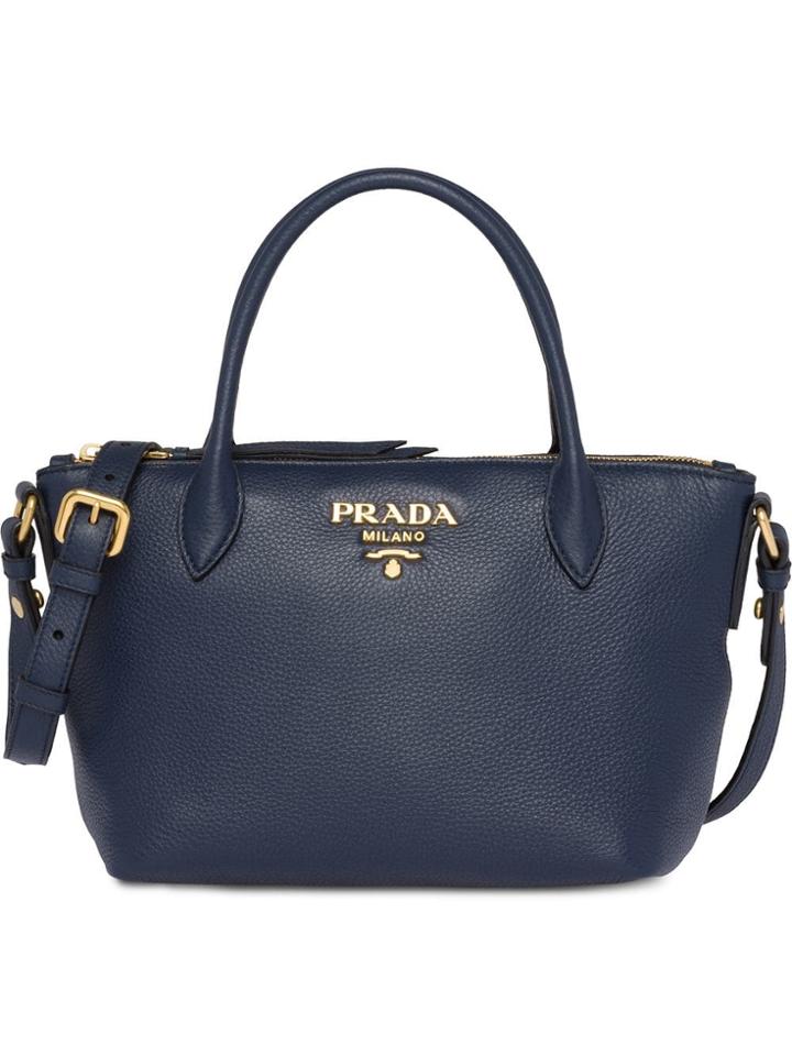 Prada Calf Leather Bag - Blue