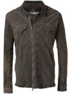 Giorgio Brato Creased Asymmetric Jacket - Grey