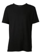 T By Alexander Wang Round Neck T-shirt, Men's, Size: Medium, Black, Cotton
