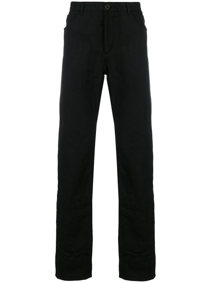 Individual Sentiments Casual Straight-leg Trousers - Black