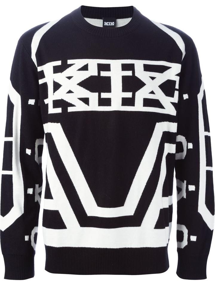 Ktz Intarsia Knit Sweater
