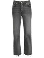 Trave Denim Mid Rise Straight-leg Jeans - Grey