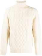 Alanui Roll-neck Fitted Sweater - Neutrals
