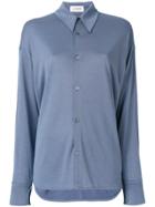 Raquel Allegra Tie-dye Print Shirt - Blue