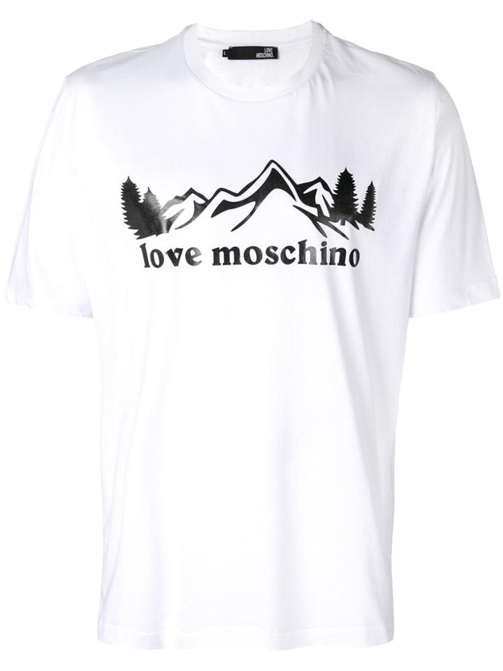 Love Moschino Mountain T-shirt - White
