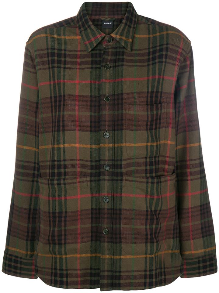 Aspesi Button Down Shirt - Green