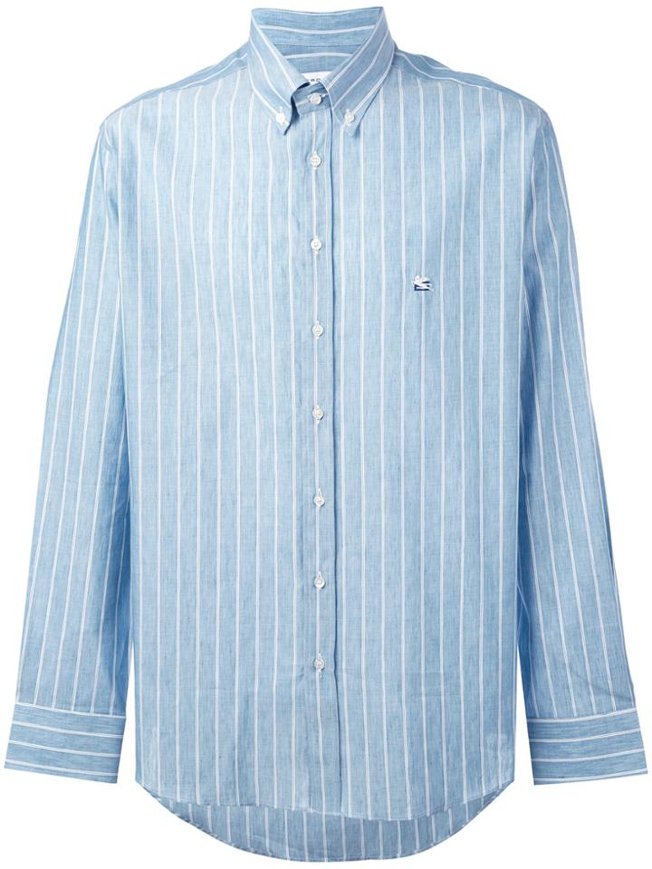 Etro Long-sleeved Shirt - Blue