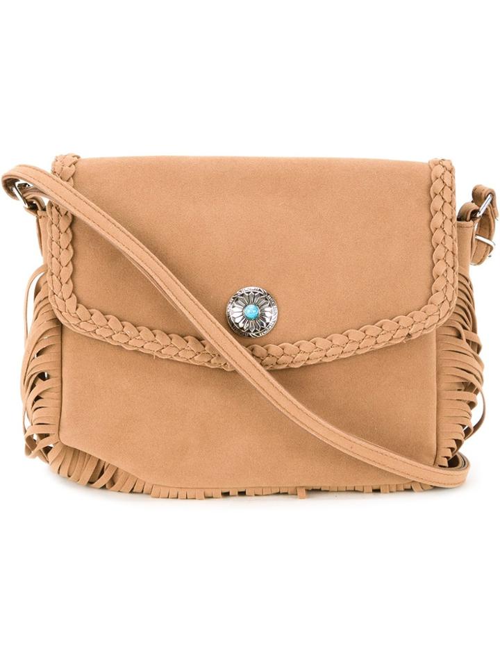 Guild Prime Fringed Crossbody Bag - Brown