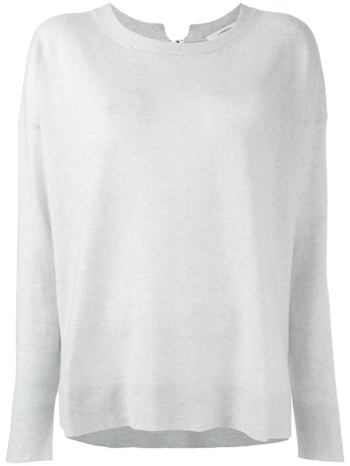 Lareida - Cashmere Crew Neck Jumper - Women - Cashmere - M, Grey, Cashmere