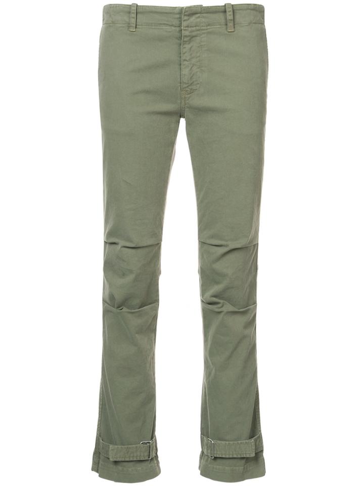 Nili Lotan Buckled Hem Trousers - Green
