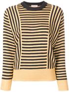 Sonia Rykiel Striped Fitted Sweater - Yellow