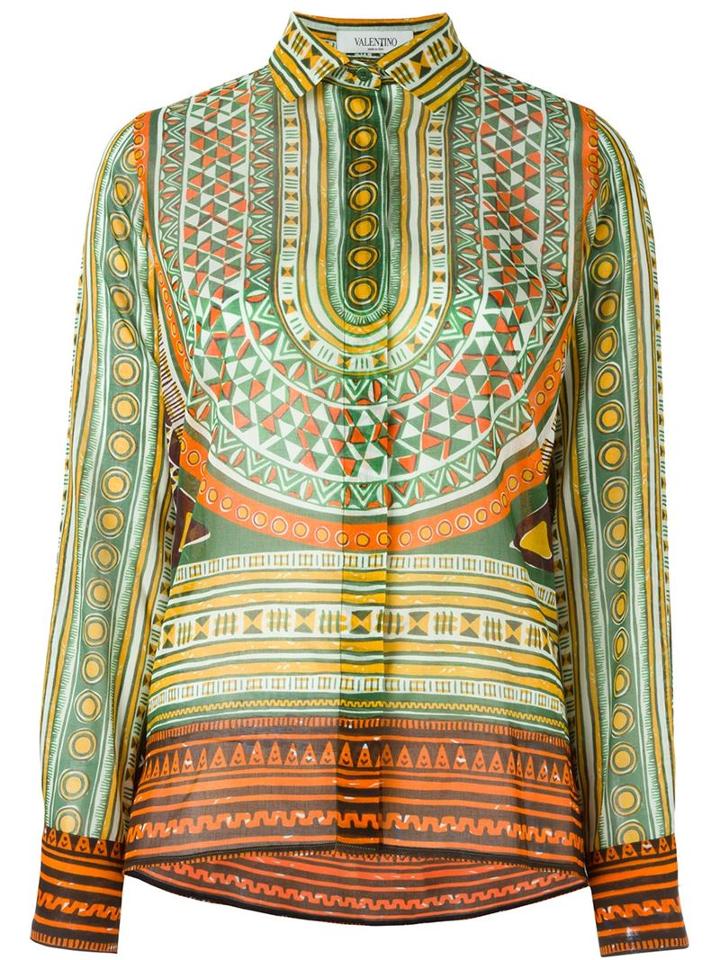 Valentino Tribal Print Shirt