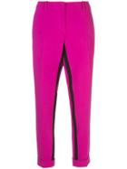 Nº21 Interior Stripe Slim-fit Trousers - Pink