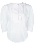 Stella Mccartney Statement Sleeve Blouse - White
