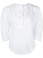 Stella Mccartney Statement Sleeve Blouse - White