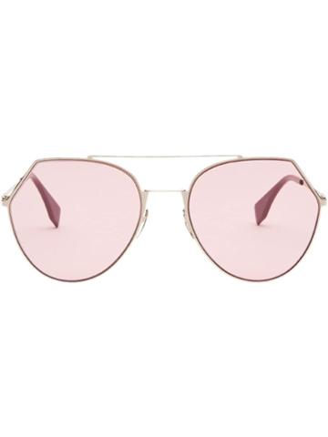 Fendi Eyewear Eyeline Sunglasses - Gold