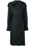 Juun.j Button Raincoat - Black
