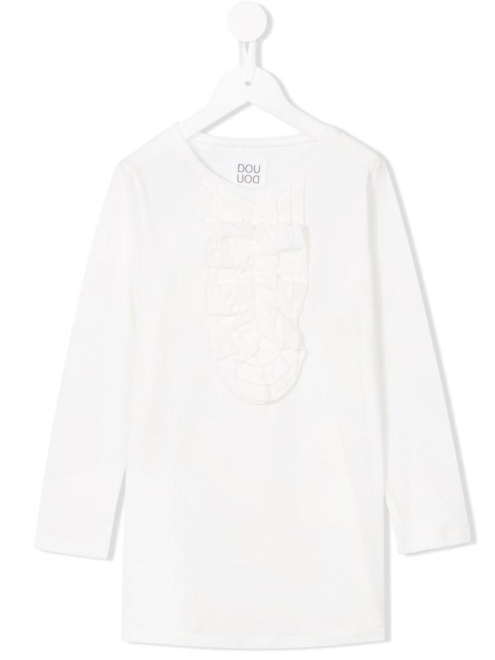 Douuod Kids 'calopsite' Top, Girl's, Size: 8 Yrs, White