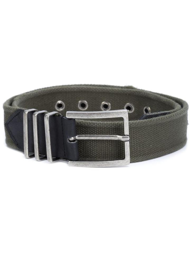 Anine Bing Silver-tone Eyelets Belt