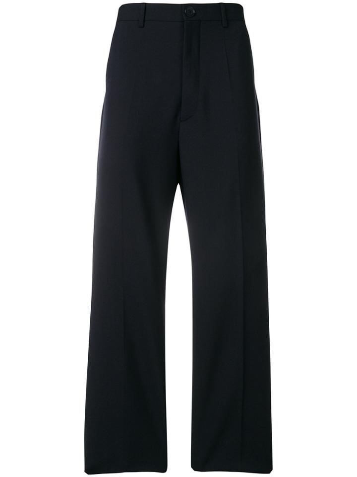 Marni Wide Legged Tailored Trousers - Blue
