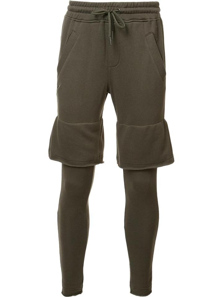 Publish Tiered Track Pants, Men's, Size: 32, Grey, Cotton/polyester