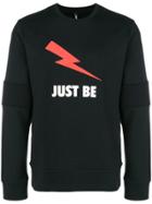 Neil Barrett Just Be Print Sweatshirt - Black