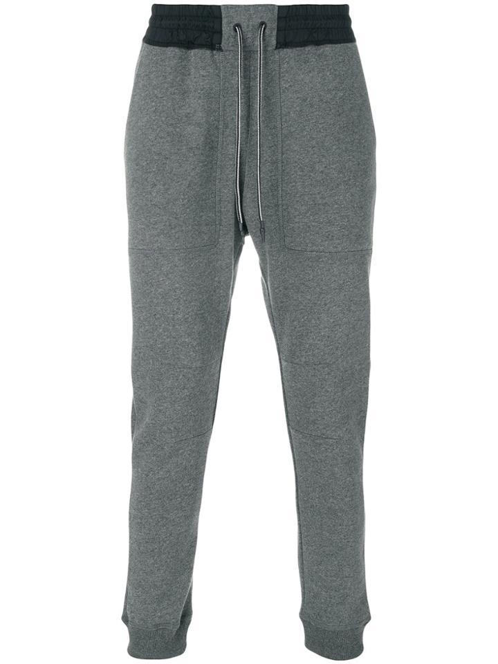 Low Brand Fitted Track Trousers - Grey