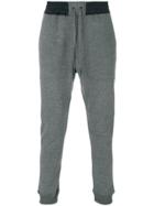 Low Brand Fitted Track Trousers - Grey