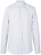 Brunello Cucinelli Grid Print Shirt - White