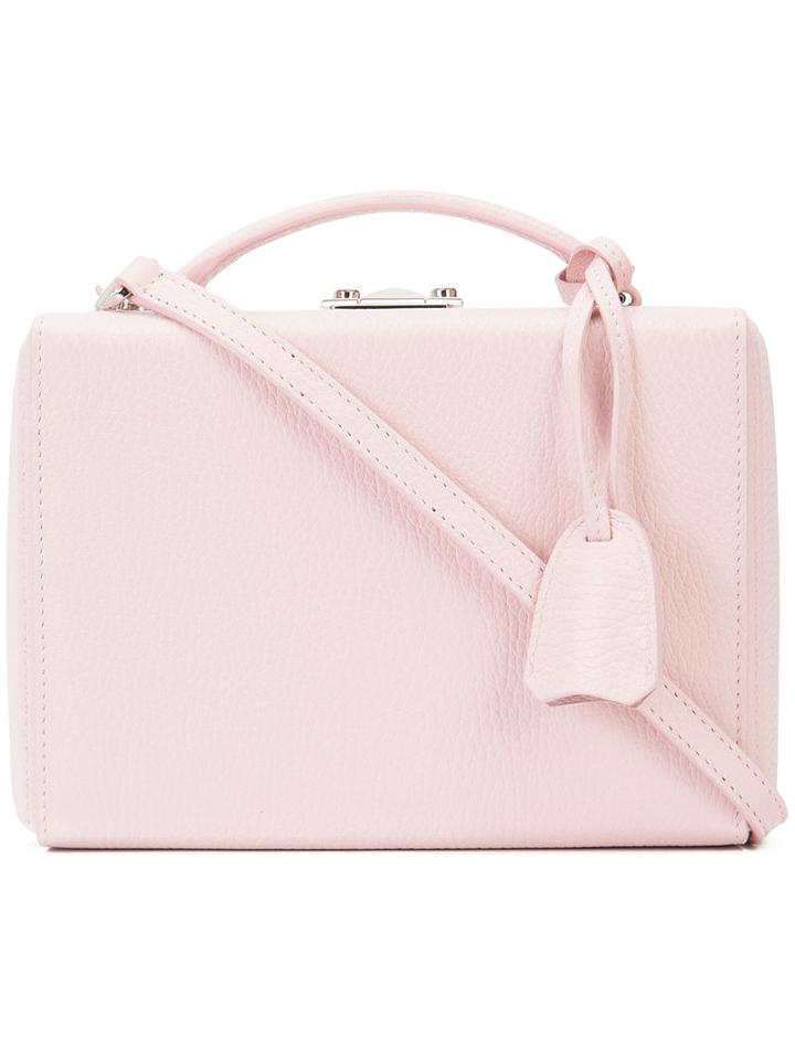 Mark Cross - Small Grace Box Bag - Women - Leather - One Size, Pink/purple, Leather