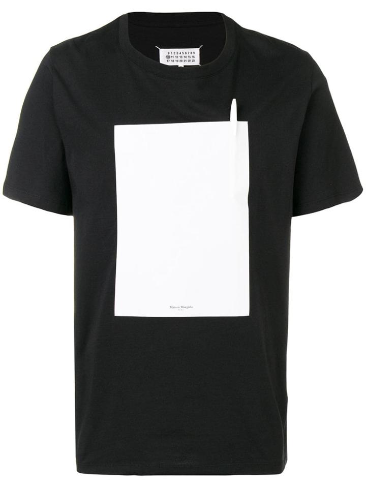 Maison Margiela Logo Print T-shirt - Black