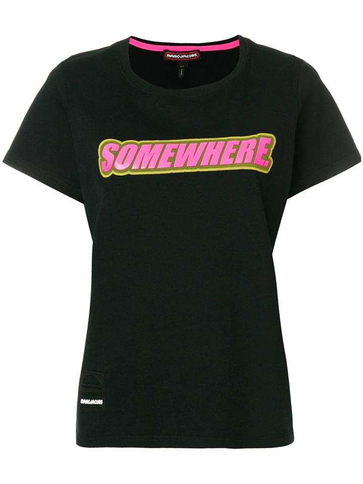 Marc Jacobs Somewhere Print T-shirt - Black