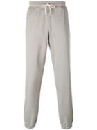 Soulland Cuffed Hem Drawstring Trousers, Men's, Size: Medium, Grey, Cotton
