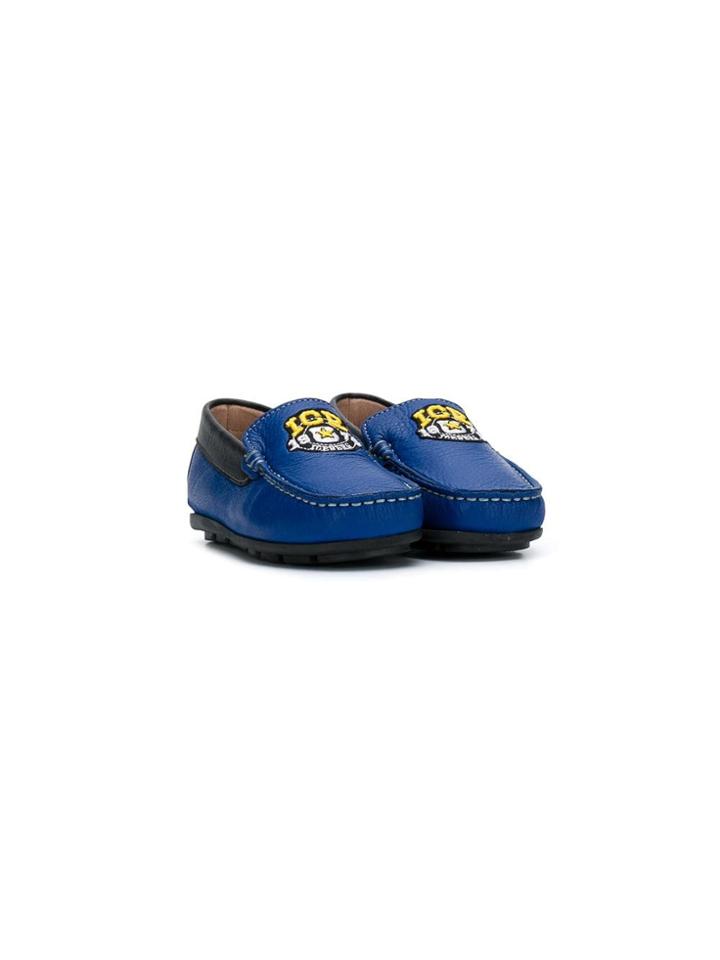 Iceberg Kids Teen Logo Patch Loafers - Blue